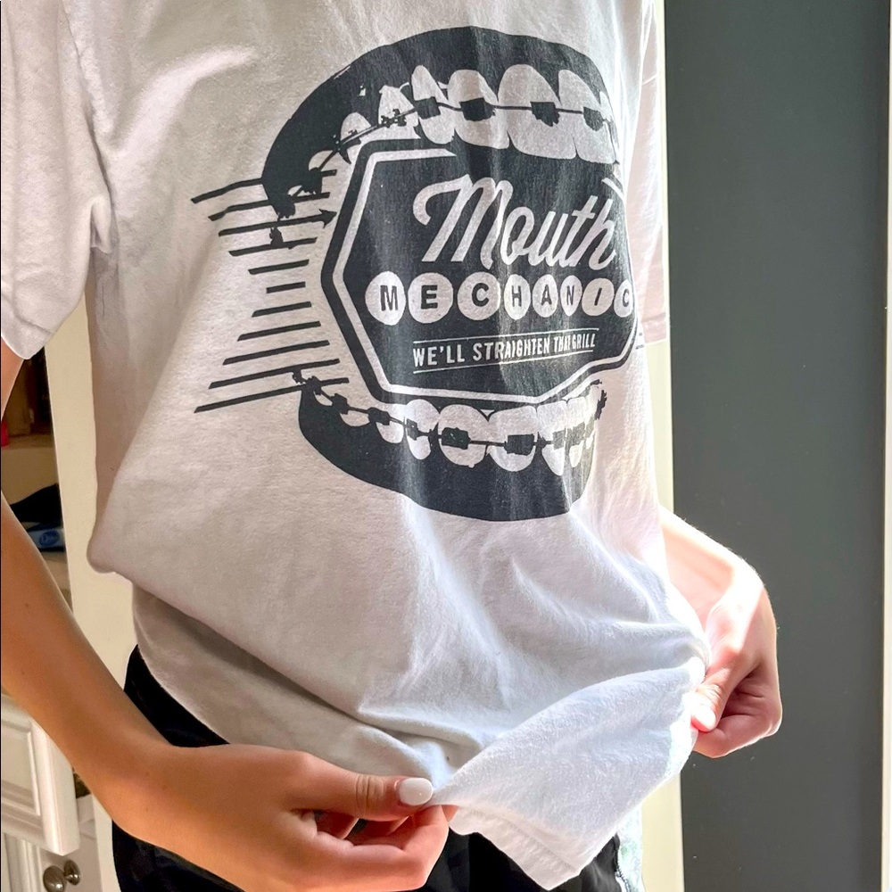 White Vintage Oversized Cotton Tee